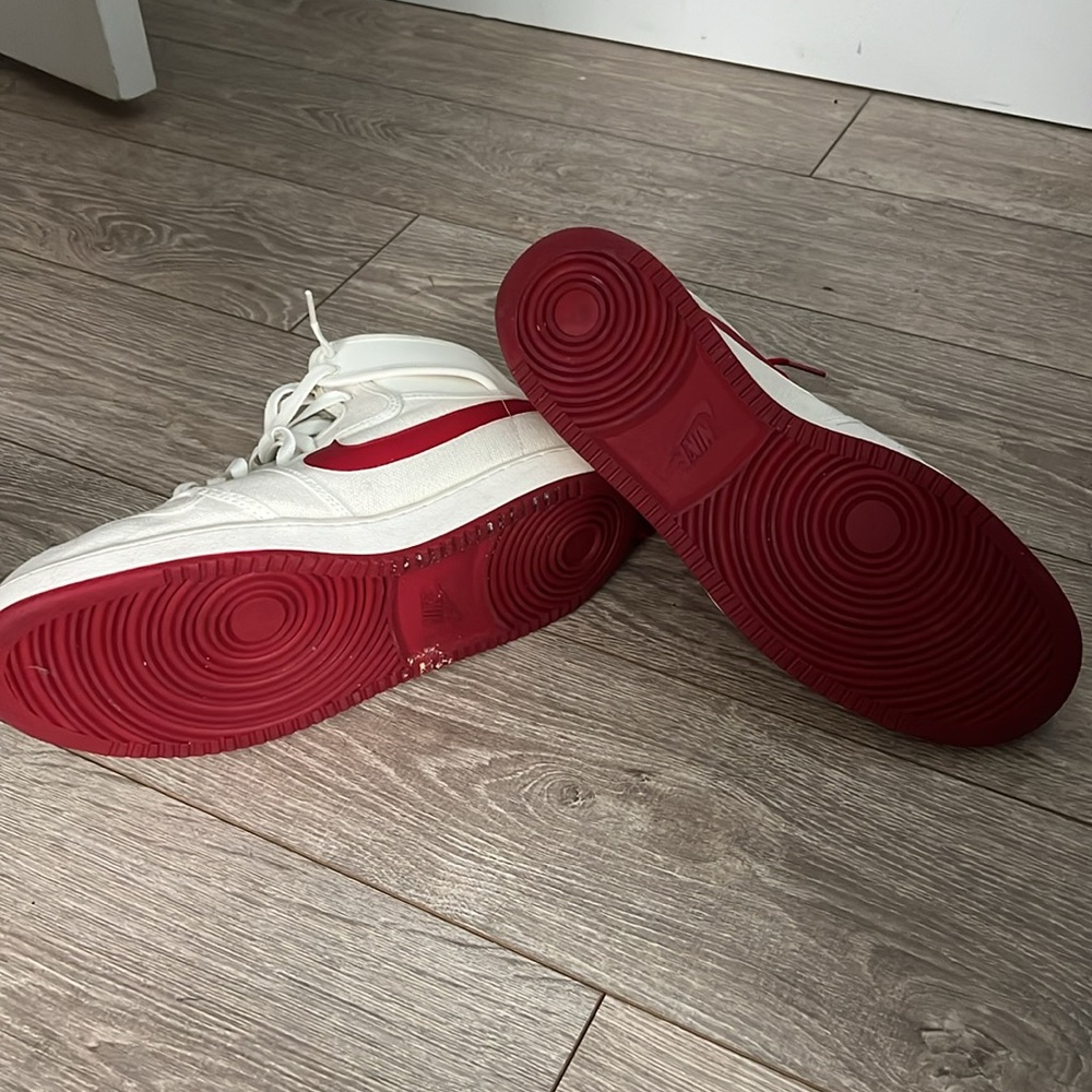 Nike Ajko White Canvas Shoes - image 4